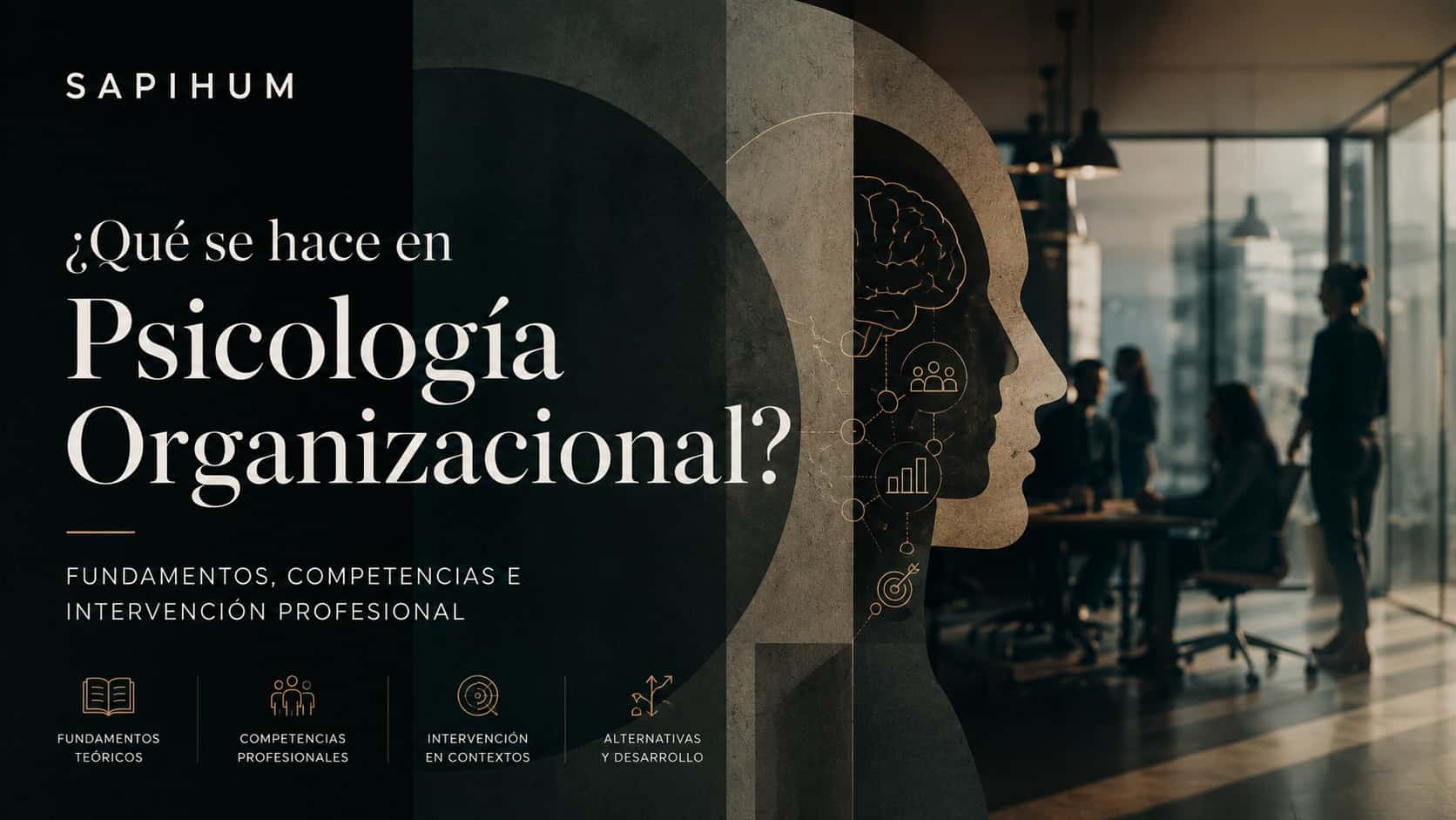 ¿Qué se hace en Psicología Organizacional? Fundamentos, competencias e intervención profesional
