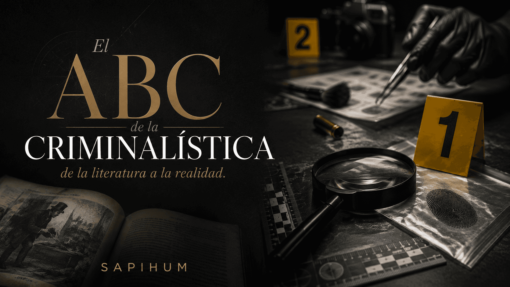 El ABC de la Criminalística, de la literatura a la realidad.